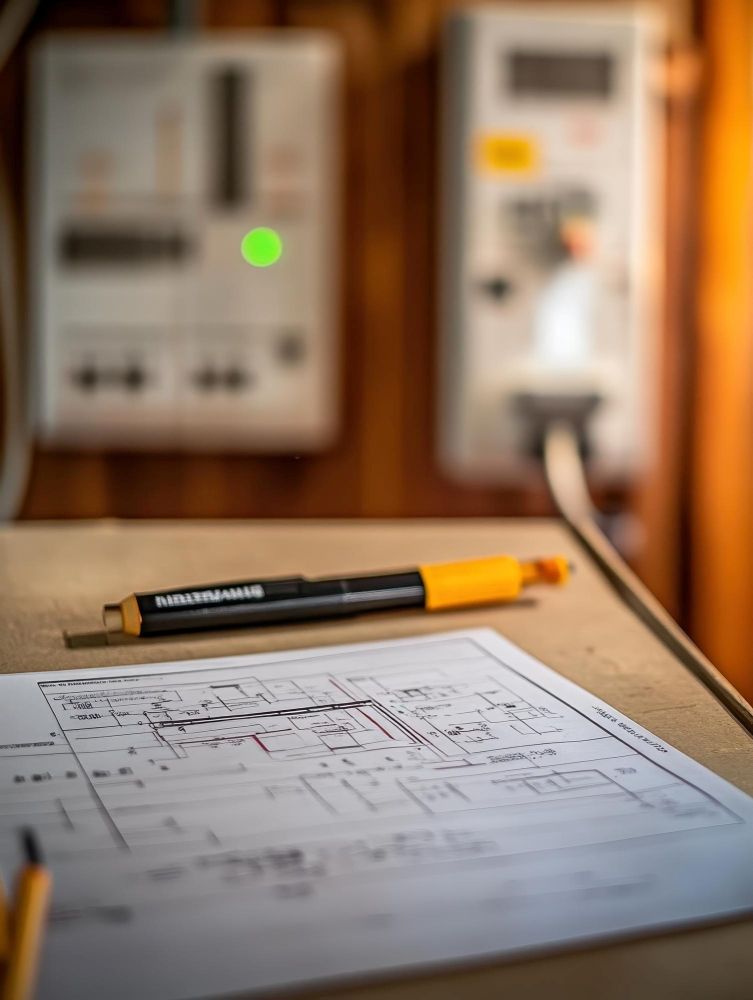 Sähköjen asennusta